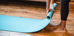 How to clean interlocking floor mat?